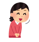 いらすとやの女の子（個別スタンプ：19）