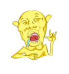 Crazy Bg man（個別スタンプ：34）