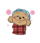 プードルのわっふる（個別スタンプ：1）