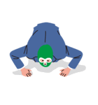 Masked businessman（個別スタンプ：21）