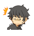 Grey is... - Chibi Ver.（個別スタンプ：5）