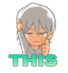 Grey is... - Chibi Ver.（個別スタンプ：12）