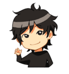 Grey is... - Chibi Ver.（個別スタンプ：36）