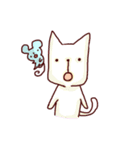 ゆるゆるねこ＆ちゅう（個別スタンプ：3）