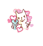 ゆるゆるねこ＆ちゅう（個別スタンプ：12）