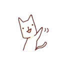 ゆるゆるねこ＆ちゅう（個別スタンプ：18）