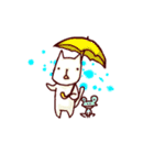 ゆるゆるねこ＆ちゅう（個別スタンプ：35）