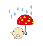 丸顔くん 第13弾 きのこ パート2（個別スタンプ：25）