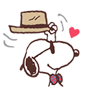 SNOOPY ＆ BELLE（個別スタンプ：5）