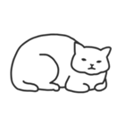 ねこがみている（個別スタンプ：7）