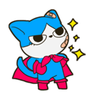 ジト目系ヒーローにゃんこ（個別スタンプ：13）