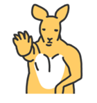 カンガルーがみている（個別スタンプ：20）