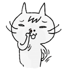 Surprise！！ Stupid cat coming！！（個別スタンプ：13）