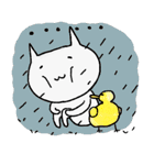 Surprise！！ Stupid cat coming！！（個別スタンプ：24）