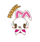 ププ、明るくてかわいいウサギ（個別スタンプ：24）