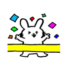 白いおともだち（個別スタンプ：34）