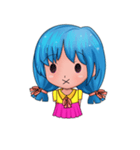 Tachaporn - the chibi girl (th)（個別スタンプ：5）