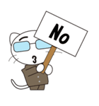 Serious cat GARIO（個別スタンプ：20）