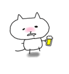しろねこ（個別スタンプ：25）