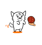家の愛犬シロ（個別スタンプ：1）