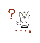 家の愛犬シロ（個別スタンプ：6）