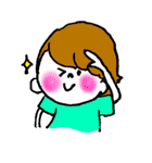おえかきおかお（個別スタンプ：6）