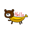 Banana Bear（個別スタンプ：1）