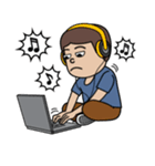 Lek's Laptop Time, I am Programmer（個別スタンプ：10）