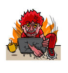 Lek's Laptop Time, I am Programmer（個別スタンプ：17）