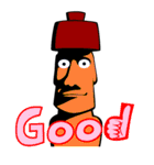 COLORFUL MOAI（個別スタンプ：10）