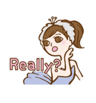 ポワントちゃんのバレエ英語版（個別スタンプ：7）