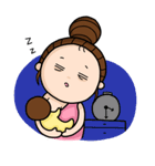 Mommy with Her Newborn（個別スタンプ：16）