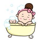 Mommy with Her Newborn（個別スタンプ：18）