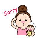 Mommy with Her Newborn（個別スタンプ：37）