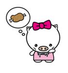 Holiday pig - Guda and Sarara（個別スタンプ：29）