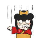 キミ、かわいいこけし人形（個別スタンプ：3）