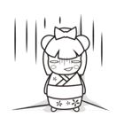 キミ、かわいいこけし人形（個別スタンプ：7）