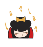 キミ、かわいいこけし人形（個別スタンプ：10）