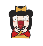 キミ、かわいいこけし人形（個別スタンプ：12）