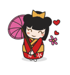 キミ、かわいいこけし人形（個別スタンプ：19）