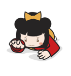 キミ、かわいいこけし人形（個別スタンプ：26）