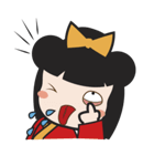 キミ、かわいいこけし人形（個別スタンプ：35）