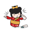 キミ、かわいいこけし人形（個別スタンプ：38）