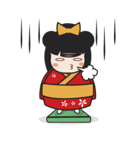 キミ、かわいいこけし人形（個別スタンプ：39）