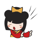 キミ、かわいいこけし人形（個別スタンプ：40）