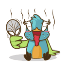 好奇心いっぱいの鳥、バーズ（個別スタンプ：16）