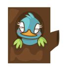 好奇心いっぱいの鳥、バーズ（個別スタンプ：19）