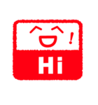 判子スタンプ 3 (英語)（個別スタンプ：27）