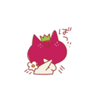 いちごねこ（個別スタンプ：7）
