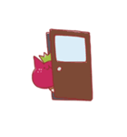 いちごねこ（個別スタンプ：37）
